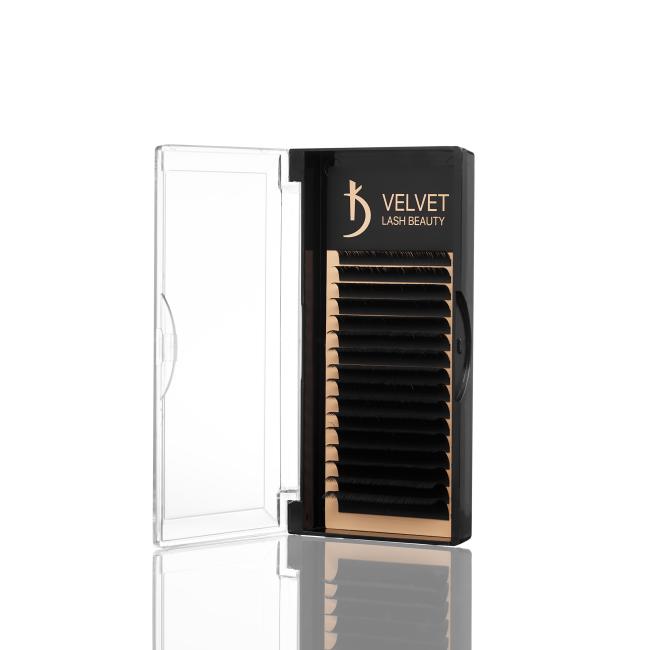 Velvet Lash Beauty Eyelash Extensions 0.10 C Mix (16 rows, lengths 6–14 mm)